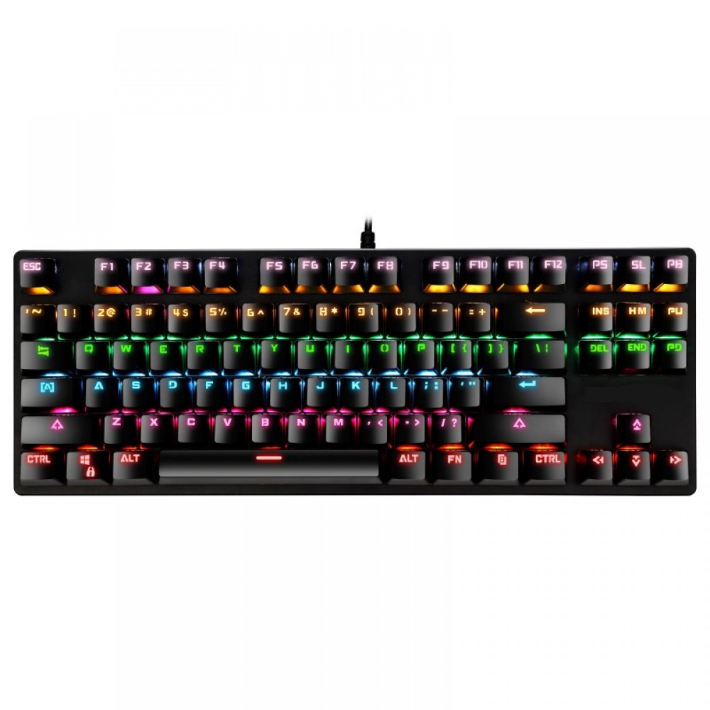Laptop Keyboard 87 keys waterproof RGB mechanical gaming keyboard with multimedia function keys | DEIL-CHINA
