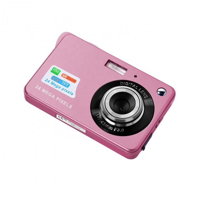 Amazon hot seller 2.7" screen 24 Megapixels 4K camera photo video compact digital camera made in china