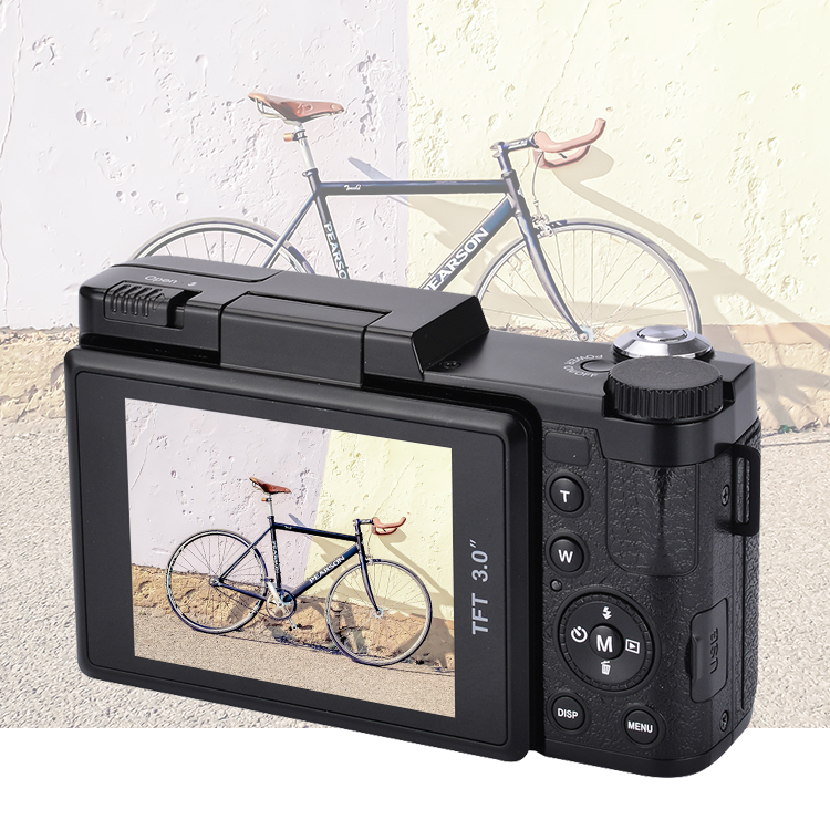 3 Inch Retro Camera Video + Camera Fotografica Photo Camera Professional 2.7K Video Camcorder