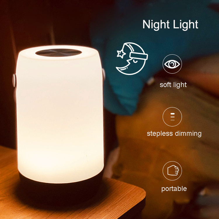 Adjustable usb rechargeable cute toilet table bedside lamp small 3d kids led night lights with handle