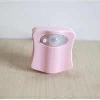 Amazon 8 Colors Bathroom Sensor LED Toilet Sign Light Toilet Bowl Night Light