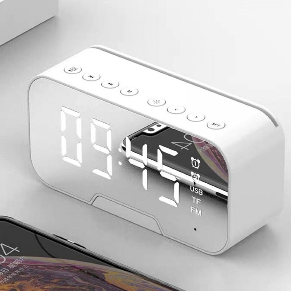 2022 Bluetooth speakers LED Digital Display Sleep Timer with Snooze Function for Alarm Clock wireless speaker