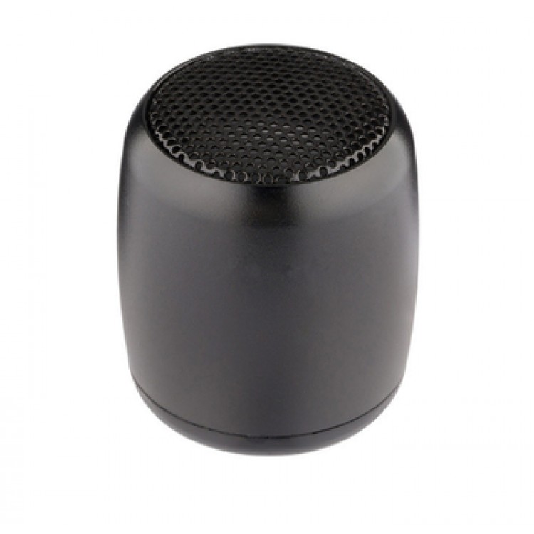 coin size metal aluminum remote shutter speaker bluetooths promotion mini speakers