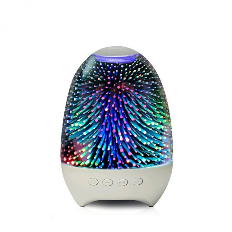 QIYU Touch Stereo Music Player Christmas Gift Portable LED Light Wireless Bluetooth Speaker