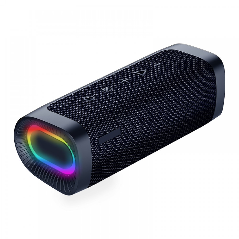 2022 New Design Portable RGB Light Bluetooth Speaker Colorful Lights Heavy Bass Wireless Speakers Waterproof Outdoor