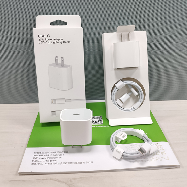 Wholesale 1-1 original USB C Charger 20W PD Fast Charge Wall Charger, Quick Charge Power Adapter Plug Compatible with iPhone 12
