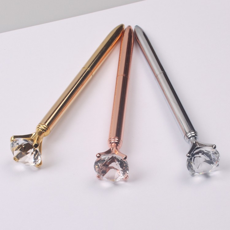 factory price glitter gift metal pen wholesale diamond crystal pen