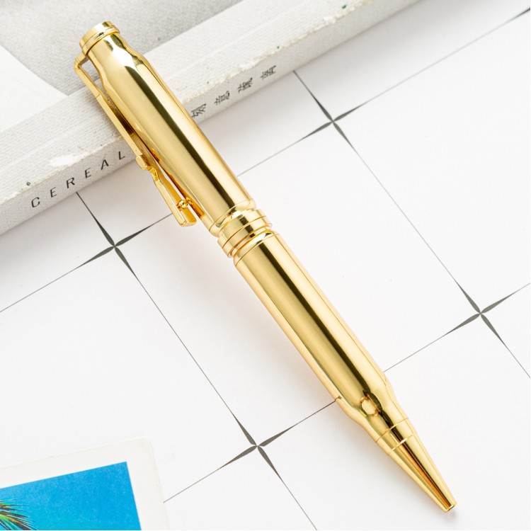 Luxury High Quality Metal Writing Engraved Custom Gold Ballpoint Pen For Corporate Business Gift