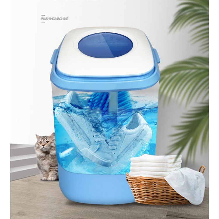 Multifunctional washing machine/shoe washing machine semi-automatic small single bucket baby