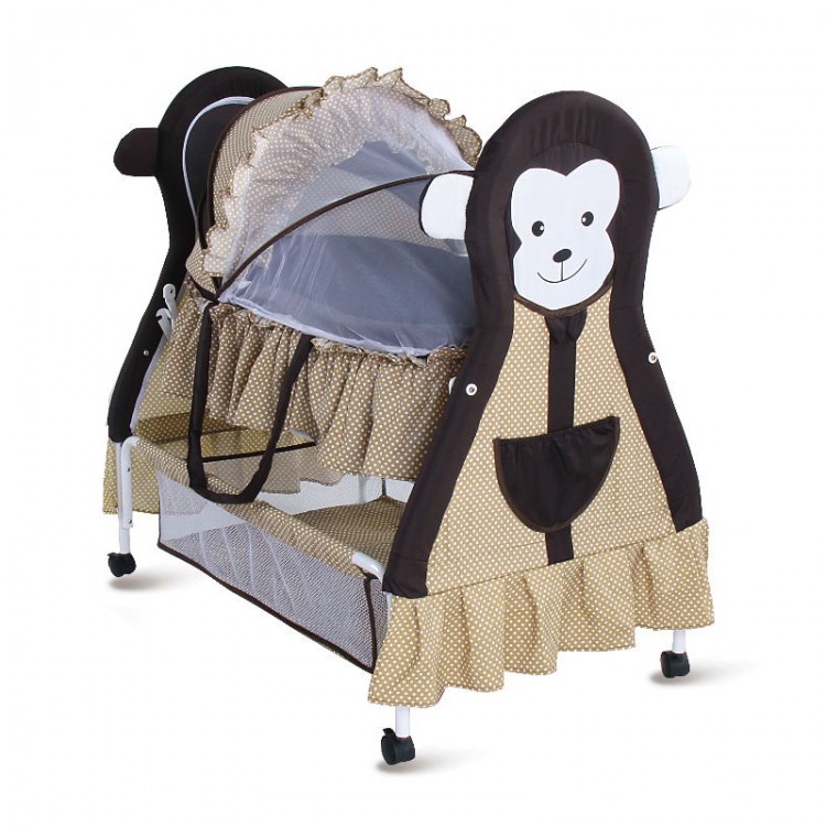 Multifunction kid's foldable swinging portable baby furniture crib