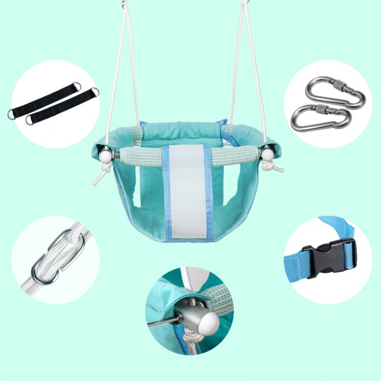 Wholesale baby hammock hanging swing seat chair Safety Outside Indoor Swing seat toddler playground cubby house swing toys