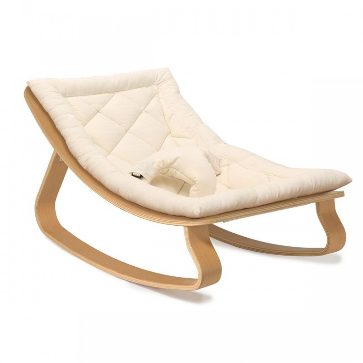 Sturdy Beech Wood 2 in 1 Toddler Swing Chair Baby Sleep Rocking Recliner Rocker Chair for Baby