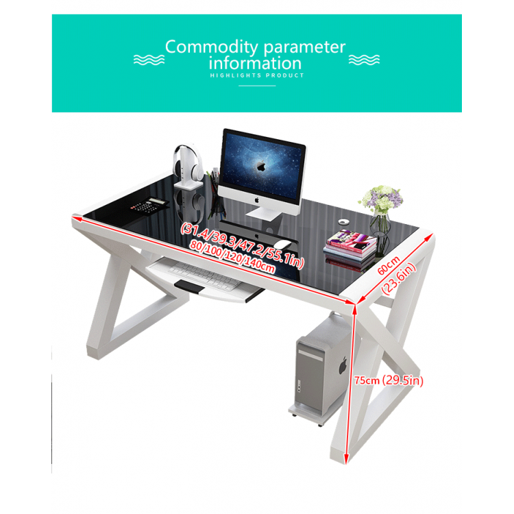 EXTENDABLE FRIENDLY COMPUTER DESK | COMMERCIAL USE | XUZHOU-MINGPIN