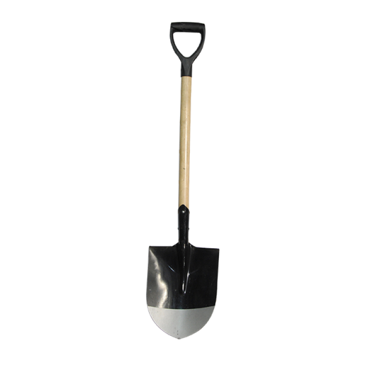 Round shovel spade for farm and garden for Africa
