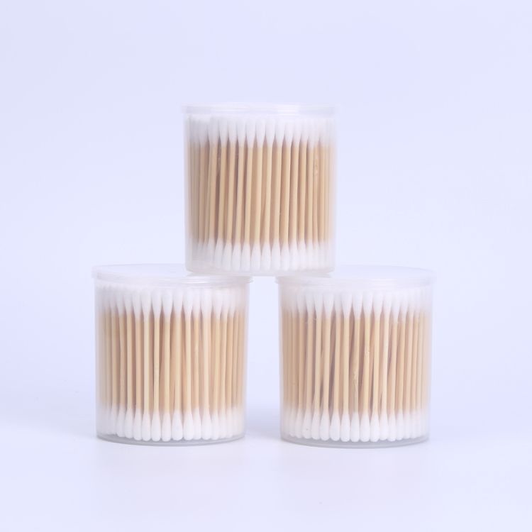 High quality Chinese discount cotton swab 100% cotton portable cotton swab
