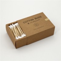 100pcs bamboo cotton stick swabs ear clean budsHot sale products
