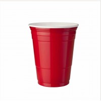 Double color game Disposable plastic red Cups with table tennis set